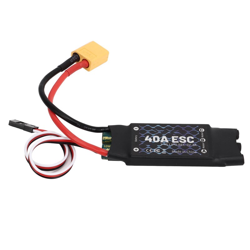 40A ESC 2‑4S Electric Speed Controller 5V 3A BEC with