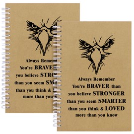 Eagle Scout Gifts Eagle Spiral Notebook 100 Pages 2 Pcs,Scout Notebook,Boy Scout Gifts Scout Writing Journal Encouragement Gifts for Scouts Leader Scoutmaster Court of Honor Graduation Gift for Daughter Son (Eagle-always)