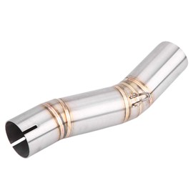 Qiilu Pipe Exhaust Pipe Motorcycle Full Exhaust System Ventilation Centre Pipe Connection for GSX-R600/GSX-R750 Connect (K7)