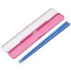 Skater Chopsticks and Case Set for Adults, Antibacterial, 7.1 in