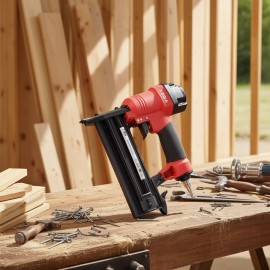 Pneumatic Nail Gun 18 Ga Air Stapler Industrial Grade 1-2 1/2 in Nail Length Metal Construction 3-Year Warrantytype: 8016B