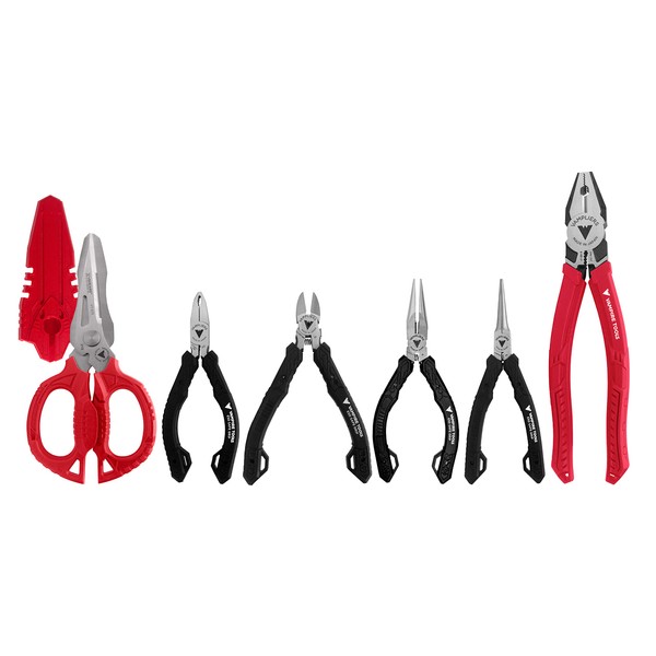 Vampliers VT-001-S6D: 8-Inch Linesman Pliers + Super Combo Scissors +