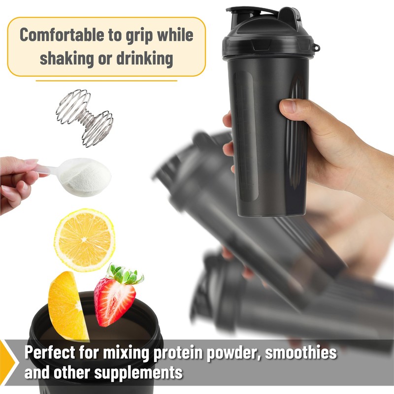 Mr. Pen- Shaker Bottles for Protein Mixes, 28 oz, Shaker