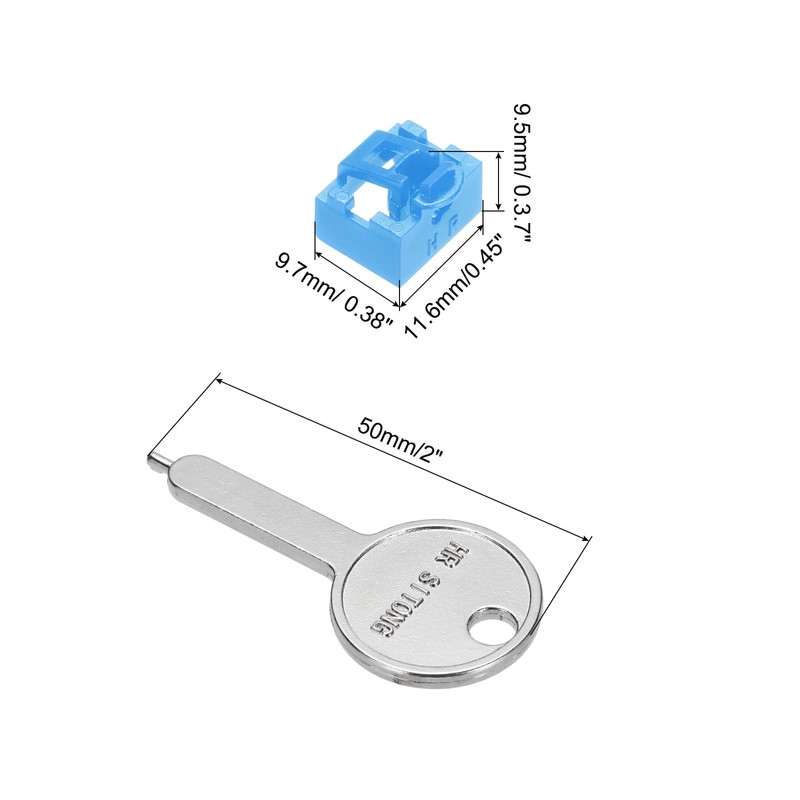 sourcing map 12pcs Port Blocker Locking RJ45 Port/Dust PC Blocker
