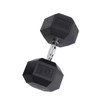 YORK Rubber Hex Dumbbell (35-125 lb.) 35 lb.
