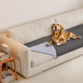 Asatdd Waterproof Dog Couch Cover, Soft Pet Bed Cover, Furniture Sofa Car Protector for Puppy Dog Cat and Pet, 30" x 90", 1 Pack