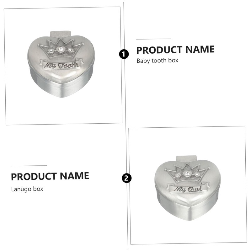CIMAXIC 2pcs Box Hair Box Lost Tooth Holder My First