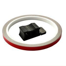 Daytona 98016 PROGRIP Motorcycle Rim Sticker 0.3 inches (7 mm) x 2.4 ft (6 m) (18 inches approx. 4 circumferences) Wheel Tape, Red