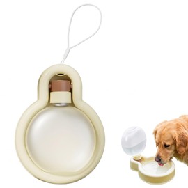 Botella de Agua para Perro Plegable, 500ML Bebedero para Perro Portátil, Dispensador de Agua para Perros para Caminar, Senderismo, Viajes