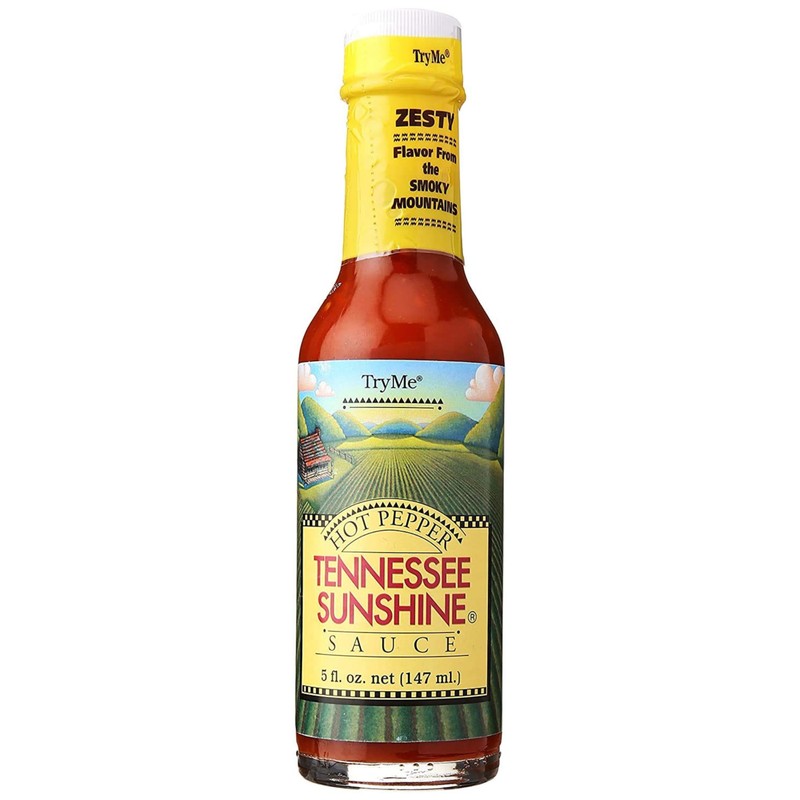 Try Me Tennessee Sunshine Hot Pepper Sauce, 5oz Bottle (Pack
