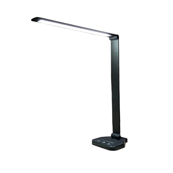 White Crown BLACK LED Desk Lamp Dimmable Table Lamp Reading