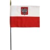 Poland (Eagle) - 8 in x 12 in World Stick