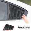 DLOVEG Rear Side Window Louvers for 2015-2021 Subaru WRX STI