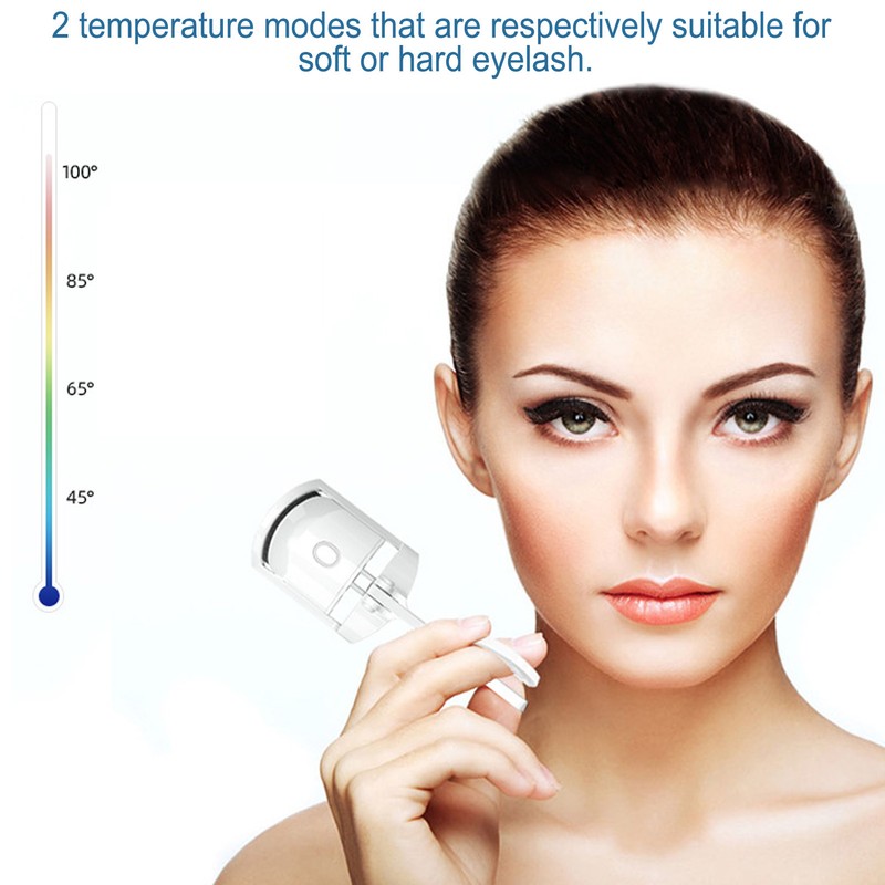 Heated Eyelash Curler 2 Modes 10s Pre Heating Long Lasting