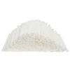 DuraHome Clear Plastic Straws Individually Wrapped 1000 Pack - 8