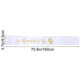 KroY PecoeD 1 Piece Mom to Be Sash Baby Shower Party Pregnancy Maternity for Expectant Mum