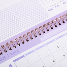 Operitacx Small Desk Calendar 2024-2025, Standing Foldable July 2024 to December 2025, 18 Month Calendar, Academic Desk Calendar for Home Office Supplies