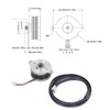 Extruder Stepper Motor Nema14 2 Phase 36mm Pancake Motor with