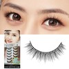 CLEAR EYELASH False Eyelashes, Psychedelic, Large Capacity, 10 Pairs (Doll