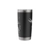 Pike Fishing Predatory Fish Splash Art Stainless Steel Insulated Tumbler
