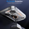SPARIN 3 pieces camera protection for 9H tempered glass, camera