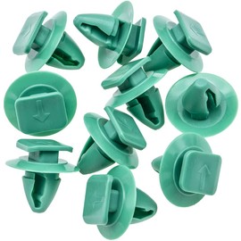 Rexka 10pcs Molding Wheel Arch Flare Trim Panel Retaining Clip 68102758AA Compatible with Jeep Renegade 2015-2017 Fiat 500 2012 2013 2019