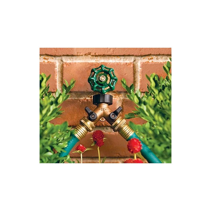 Orbit Brass Garden Hose Splitter Connector Convert One Faucet Into