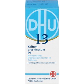 DHU Biochemie 13 Potassium Arsenicosum D6 Tablets, Pack of 80 Tablets
