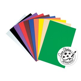 Creativity Street Non-Toxic Foam Sheet, 12 X 18 in, Assorted Bright Color, Pack of 10