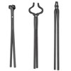 Yoursme Blacksmith Knife Making Forge Tongs Set: V-Bit Blade, Blade