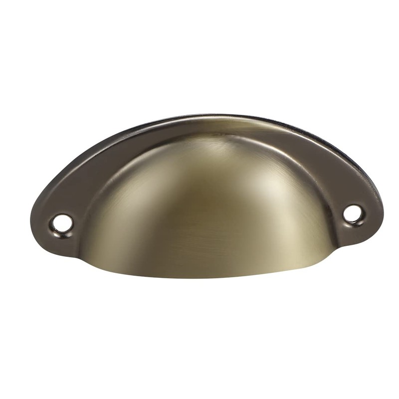 Sourcingmap Cup Pulls, Carbon Steel Shell Pull Handles Bronze Tone
