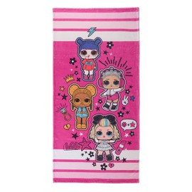 ONOMATO! L.O.L. Surprise! Beach Towel Bath Towel Pink 70 x 140 cm