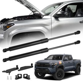 Hood Struts for T0yota Tac0ma 2024 2025, Hood Lift Support No Drill Front Gas Springs Shocks Compatible with Tacoma Accessories 2024 2025+