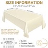 Moukeren 18 Pack Tablecloths for Rectangle Tables 58 x 102