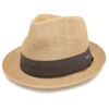 Zacon Edgecity Men's Hat, Spring/Summer Hat, Large Size, Straw Hat,