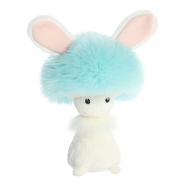 Aurora® Vibrant Spring Fungi Friends™ Stuffed Animal - Decorative Companion - Endless Fun - Blue 8 Inches