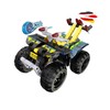 CaDA Quad Vehicle Building Block Set with Pull Back Function,