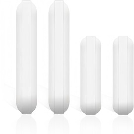 AFCJLTO Set of 4 Magnetic Stirrers with PTFE Coating, White Laboratory Stirrer for Mixers, Stirring Fish & Magnetic Mixers, Ideal Stirring Fish for Laboratory Applications