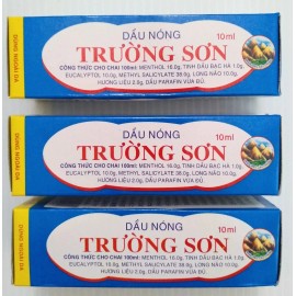 Truong Son 3X Bottles Dầu Nóng Trường Sơn Vietnamese Heat Oil