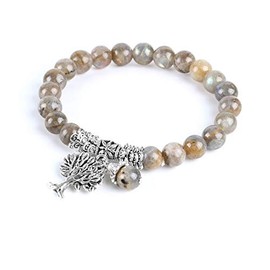 Expression & Confidence Tree of Life Bracelet, Stone, Labradorite