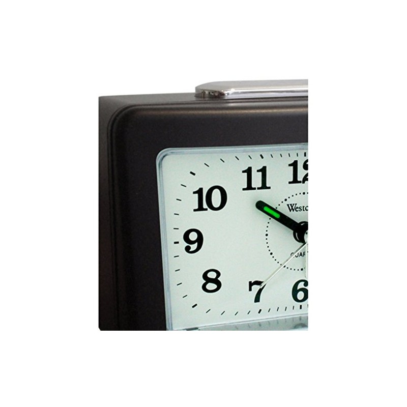 Westclox Clock Alarm Quartz Bell Analog 47550