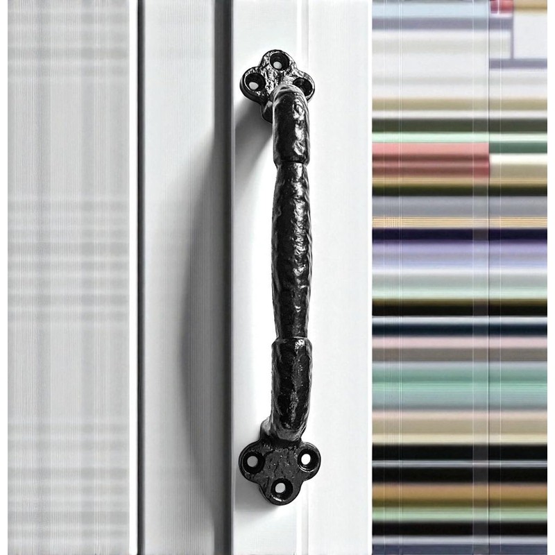 Cast Iron Door Pull Handle, Suitable for Doors, Cabinets, Antique