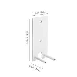 Yuhtech Wall Mount for Bose OmniJewel Lifestyle 650 Home Speaker, Bose Surround Speakers 700 Brackets Replacement White (2 Pieces)