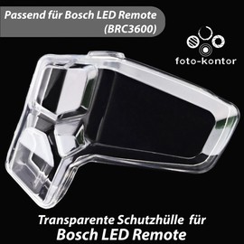 foto-kontor Protective Case Compatible with Bosch LED Remote (BRC3600) Control Unit Crystal Clear Case E-Bike Cover Screen Protector Accessories Case Protection Against Water and Dirt Transparent
