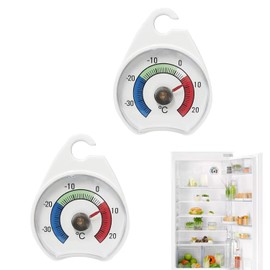 2 Pcs Freezer Thermometer, Fridge Thermometer