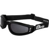 Birdz Eyewear Cardinal Foam Padded Folding Motorcycle Goggles Black Frame