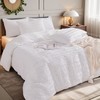 NEXHOME PRO Duvet Cover Full Size, White 3 Pieces Boho