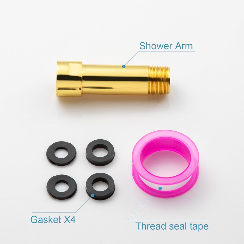 OFFO Shower Head Extension Arm, Shower Arm Extension Shower Head