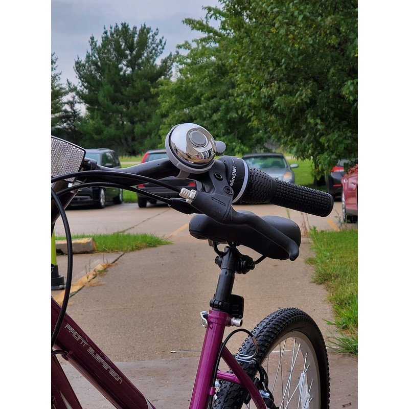 M Wave Alloy Rotary Action Bell, Pink