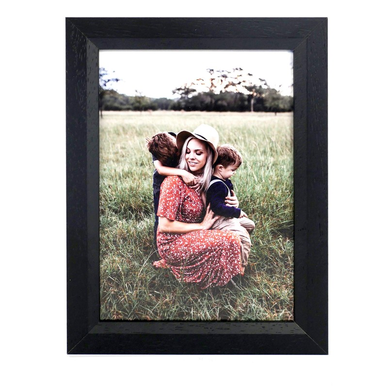 Wall Space 7x5 Black Frame | Bevelled Black Photo Frame